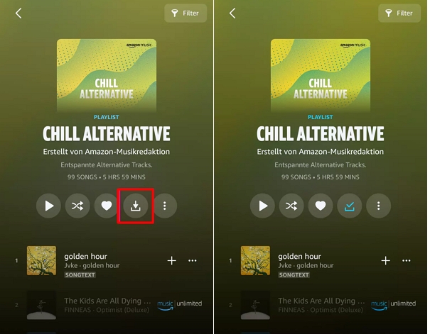 Amazon Music auf mehreren Geräten mit Offline-Modus nutzen