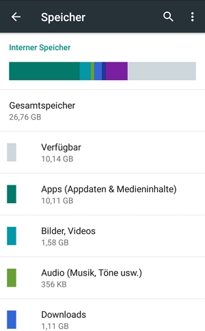Speicherplatz für Amazon Music freigeben 