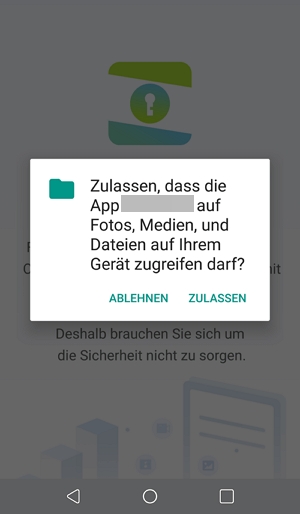 Amazon Music Zugriff auf den Speicher erlauben
