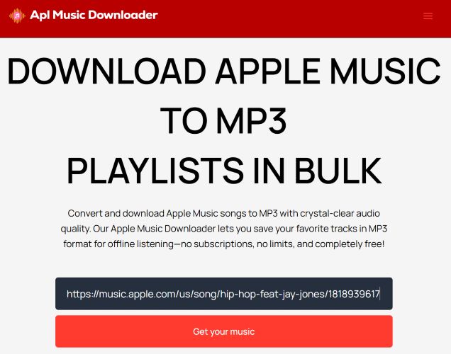 auf Get your music klicken | apple music download mp3