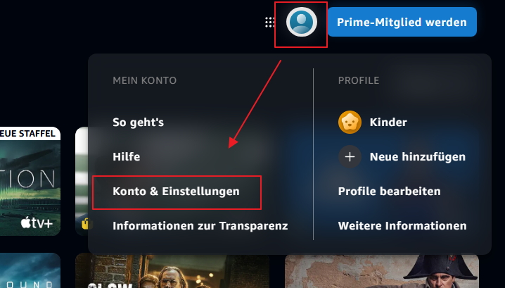 Apple TV+ als Prime Video Channel kündigen - schritt 2