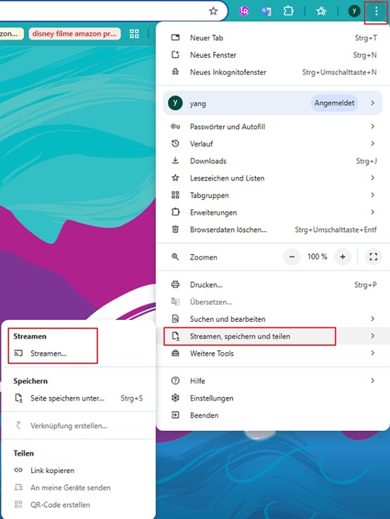 Vom Mac-Bildschirm auf den TV