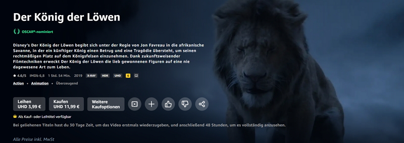 Der König der Löwen