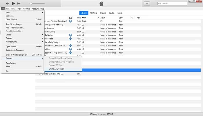 Klicken Sie auf „MP3-Version erstellen | Apple Music-Songs auf MP3-Player herunterladen“