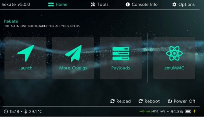 Hekate Bootloader | Netflix auf Switch herunterladen