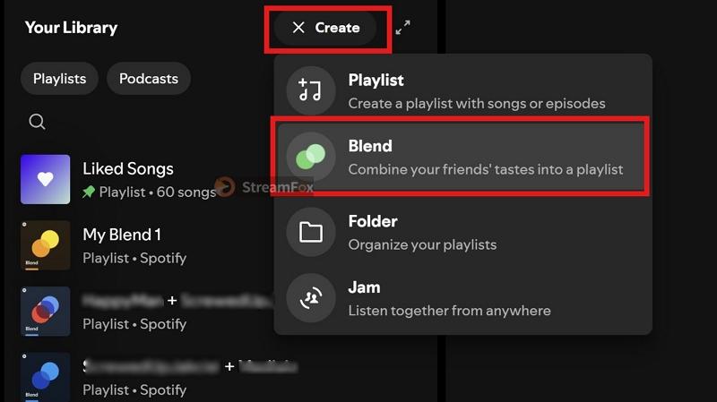 Spotify Blend auf dem Desktop erstellen