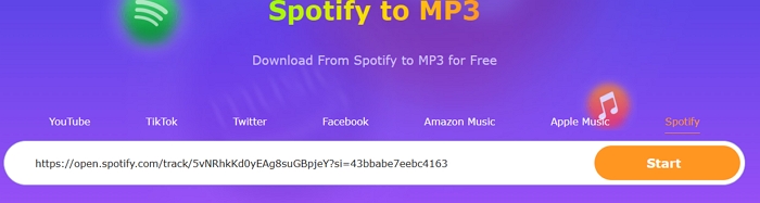 Klick auf start. Keepvid starten | Free Playlist to MP3 Downloader