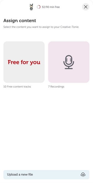  Laden Sie die konvertierte Audiodatei hoch