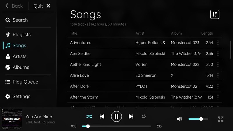 Musikdateien auswählen | Spotify Nintendo Switch