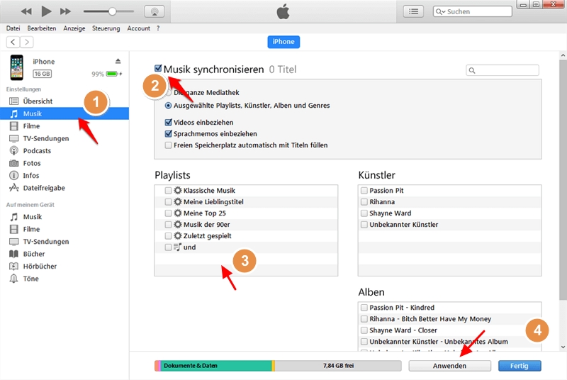 Spotify auf dem iPhone ohne Internet hören
