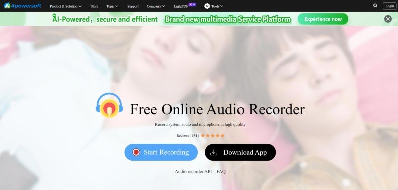 Apowersoft audio recorder | Spotify Musik herunterladen auf PC