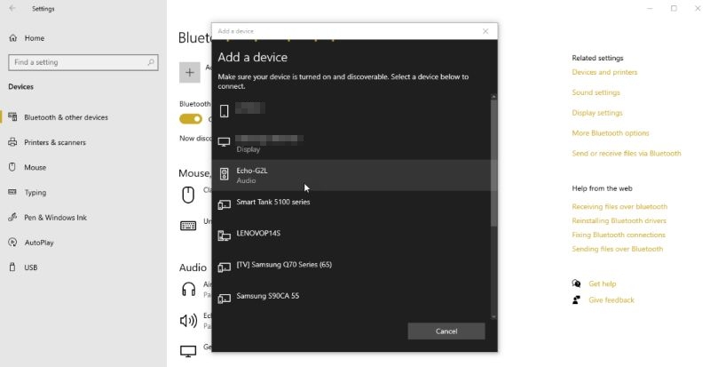 Computer mit Echo koppeln