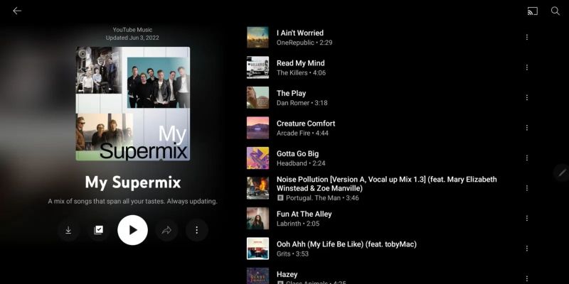 Musik per Touchscreen steuern