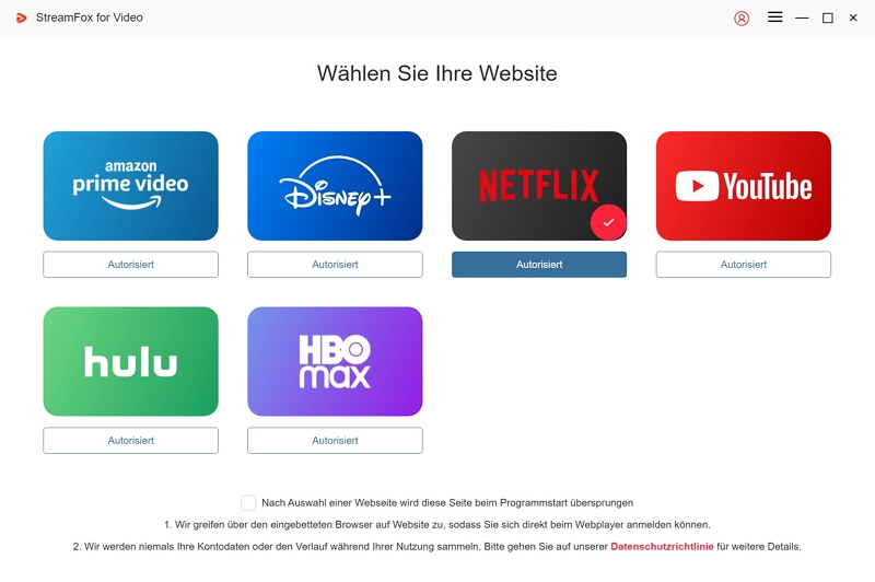 Netflix offline und ohne Werbung - schritt 1