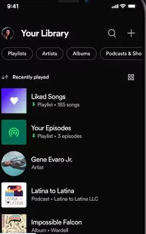 Auf Playlists tippen | Spotify Playlists zusammenfügen