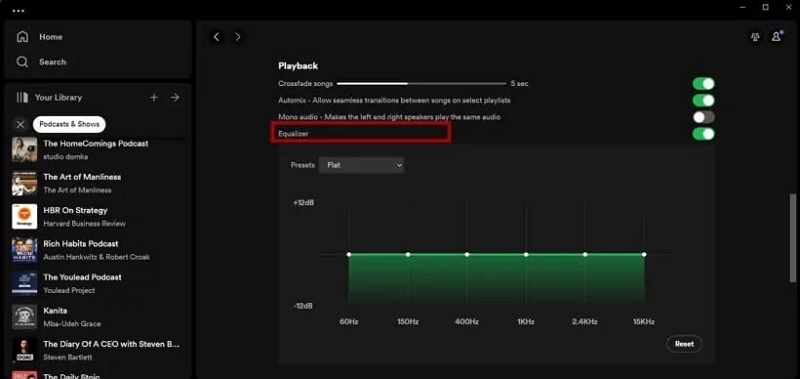 spotify vs youtube music | spotify equalizer