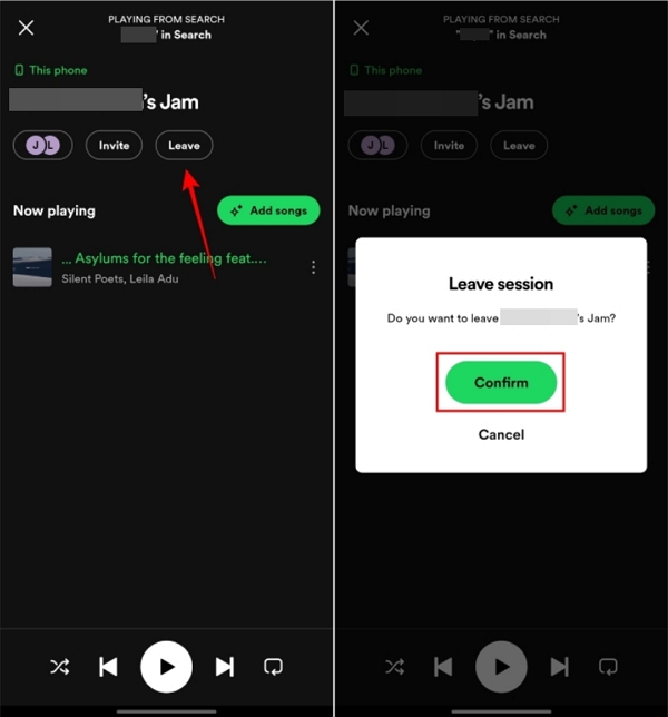 die Session verlassen