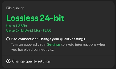 Was ist Spotify Lossless