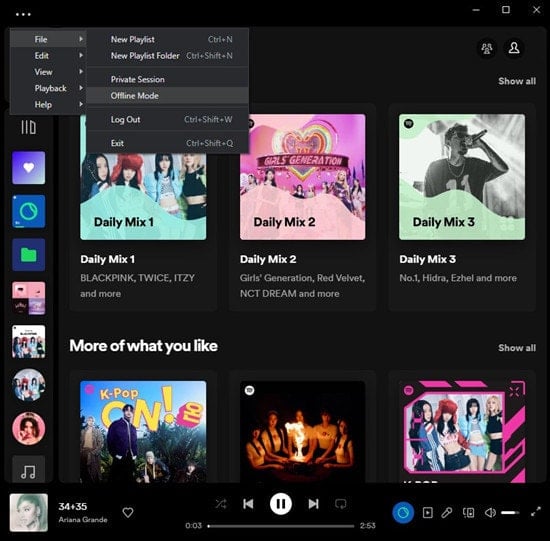 Offline-Modus von Spotify | spotify autoplay deaktivieren