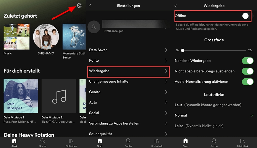 Wie Sie den Offline-Modus aktivieren