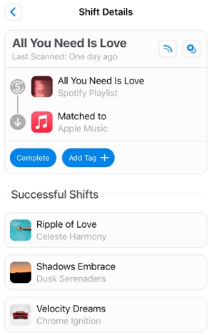 ob die Songs korrekt zugeordnet wurden