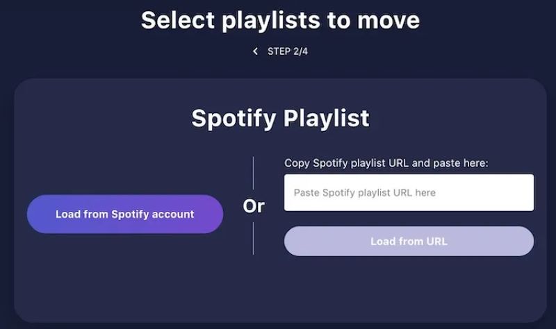 click Load from Spotify account | apple music downloader