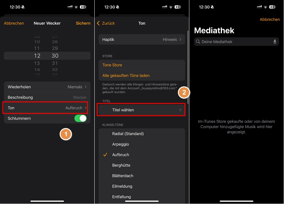 Song als Wecker einstellen auf iPhone