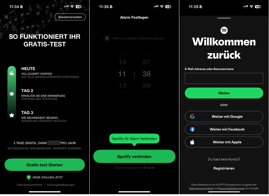 Music Wecker Für Spotify verwenden