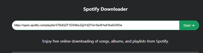 Klicken sie, um spotify zum download zu machen | Free Playlist to MP3 Downloader