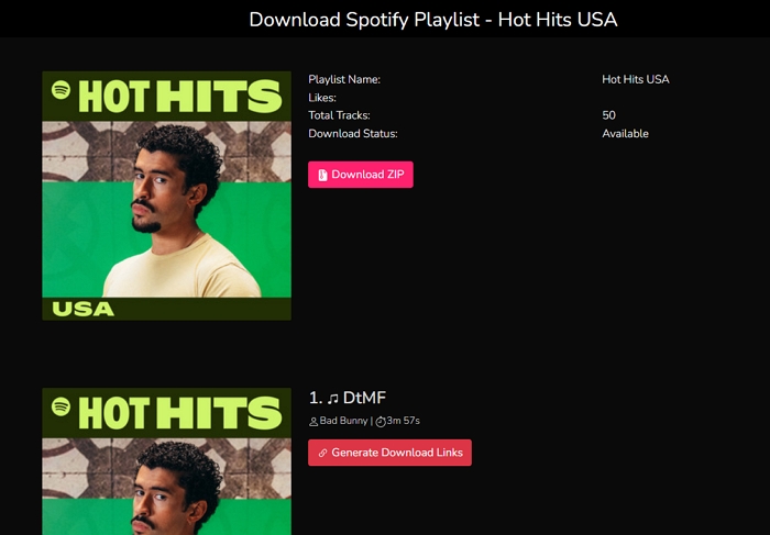 klicken Download ZIP | Free Playlist to MP3 Downloader