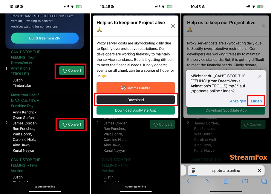 Kinderlieder herunterladen