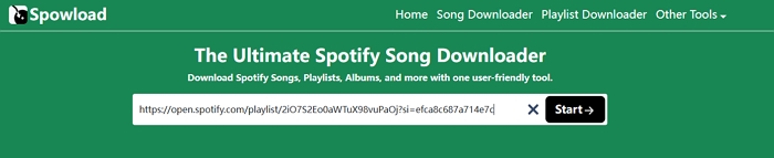 Klick an und download beginnen. | Free Playlist to MP3 Downloader