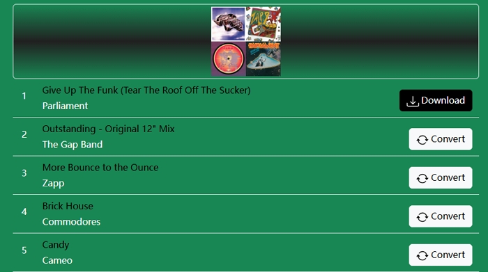 Klick, download, download, download. | Free Playlist to MP3 Downloader