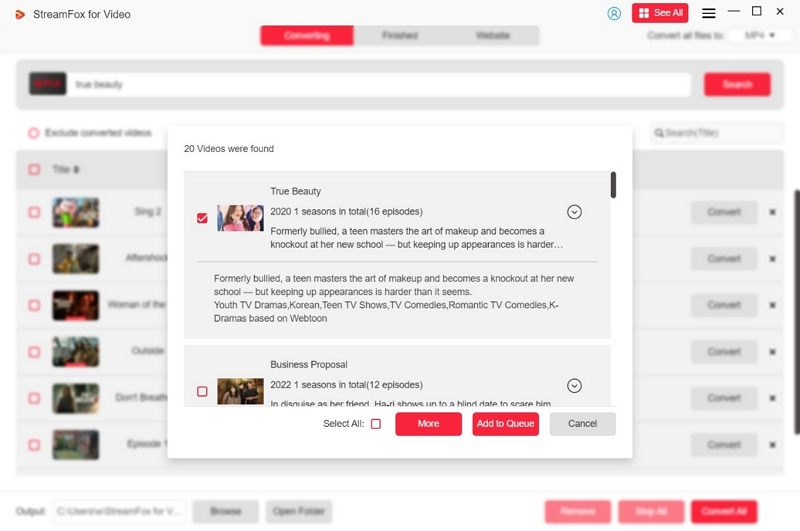 zur Warteschlange hinzufügen | netflix downloader