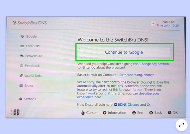 SwitchBru DNS | netflix auf switch