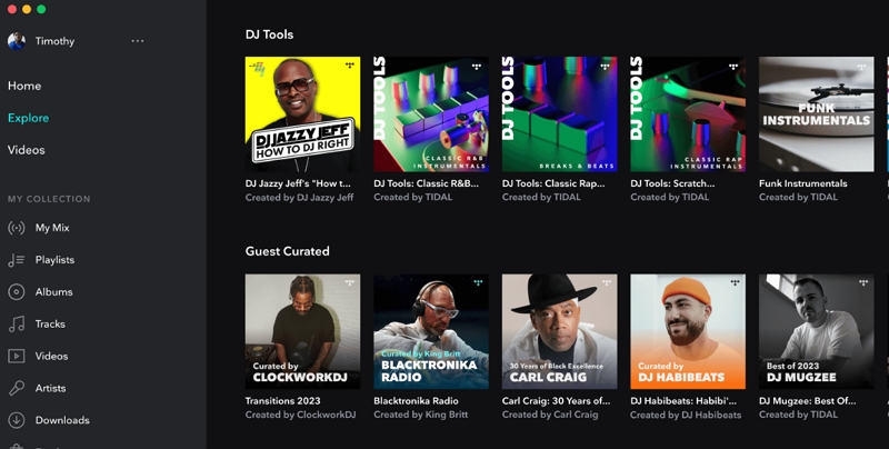 Tidal Playlists
