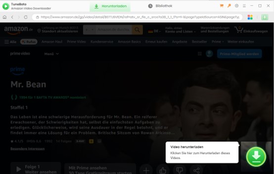 Tuneboto Amazon Video Downloader - schritt 2