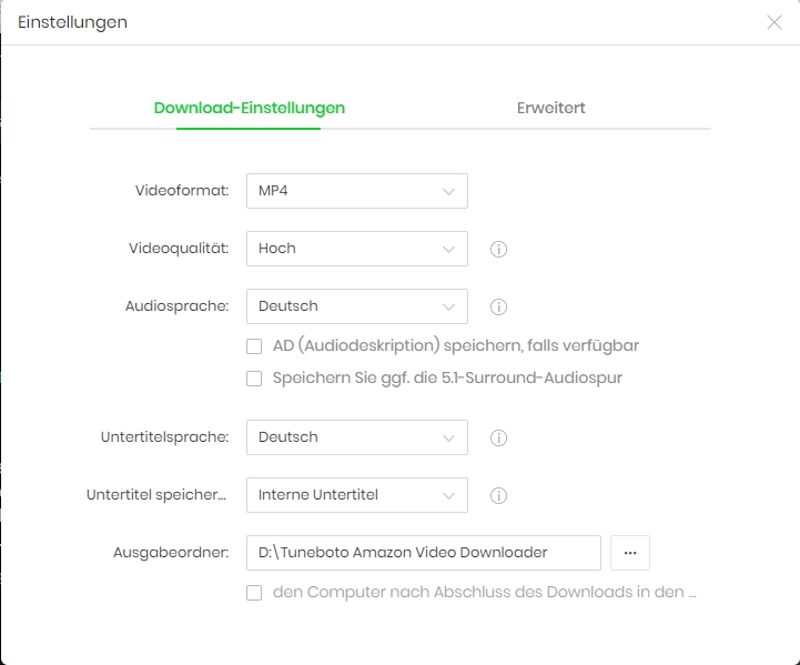 Tuneboto Amazon Video Downloader - schritt 4