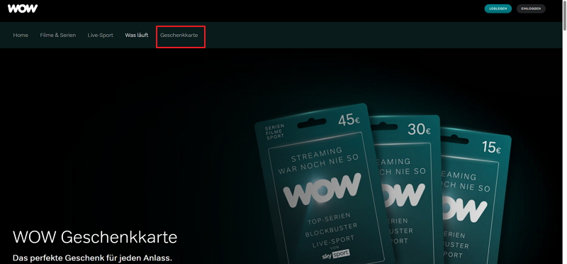 wow geschenk karten seite oeffnen