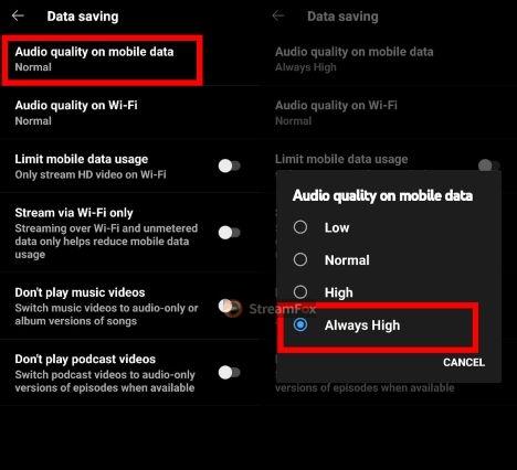 Audioqualität über Mobilfunknetz