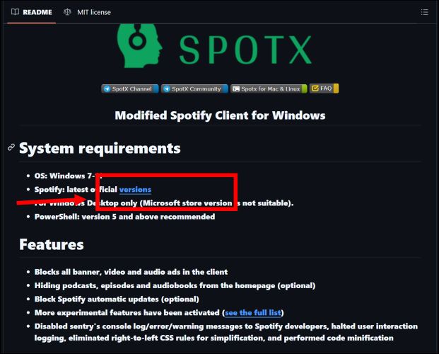 SpotX für Windows herunterladen | Spotify Werbung Blockieren