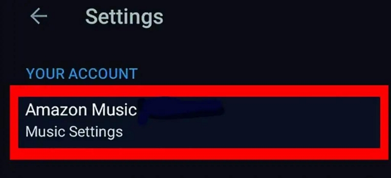 Wählen Sie „Amazon Music – Musikeinstellungen“ | „Amazon Music Unlimited kündigen“