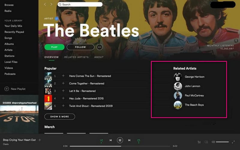 Schauen Sie sich ähnliche Künstler an | spotify ai dj deutschland