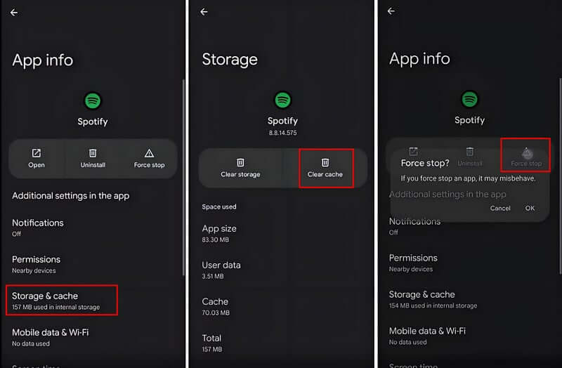 Spotify-Cache leeren und Spotify zwangsweise beenden | xmanager spotify apk