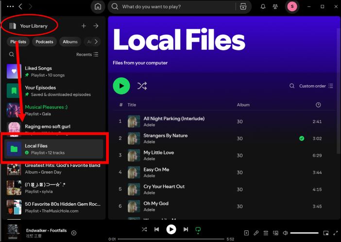Lokale Dateien aktivieren | Lokale Dateien auf Spotify herunterladen