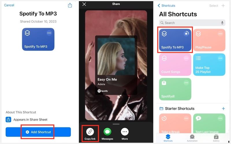 Spotify-Wiedergabelisten mit der Shortcuts-App herunterladen | Spotify-Wiedergabelisten offline auf Telefon oder Computer herunterladen