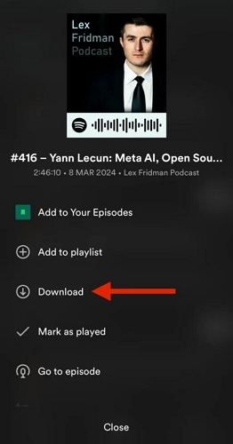 Spotify-Video-Podcasts herunterladen | download spotify podcast