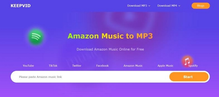 KeepVid | Laden Sie Amazon Music auf Ihren lokalen Computer und Ihr Telefon herunter