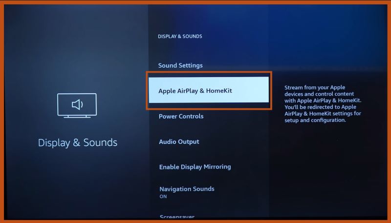 Öffnen Sie Apple AirPlay und HomeKit | Spotify auf dem Fire TV Stick
