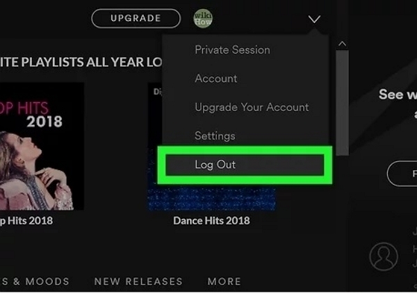 Spotify-Konto abgemeldet | spotify webplayer